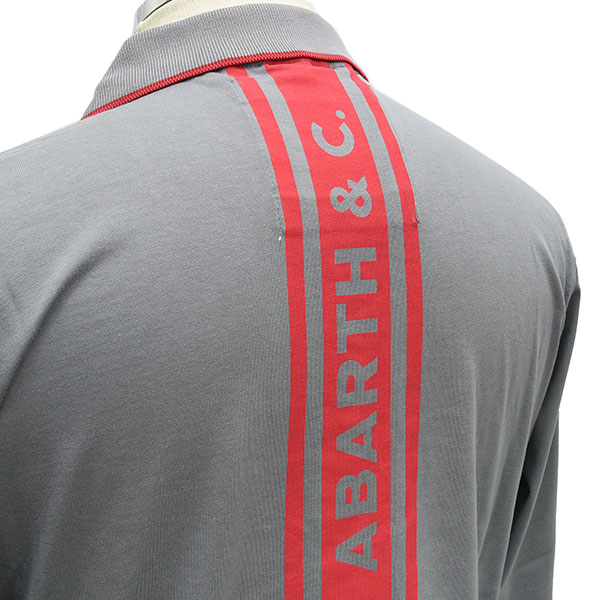 ABARTH HERITAGE Long Sleeves Polo/Grey