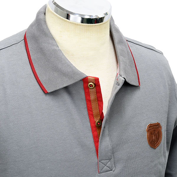 ABARTH HERITAGE Long Sleeves Polo/Grey