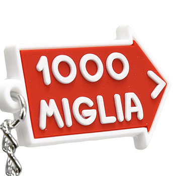 1000 MIGLIA Official Rubber Keyring 2015