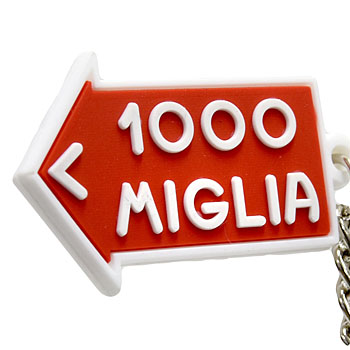 1000 MIGLIA Official Rubber Keyring 2015