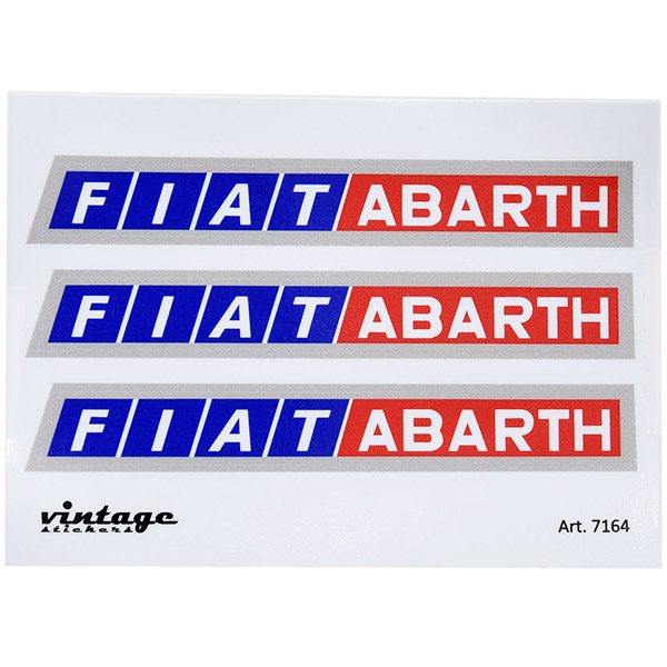 FIAT ABARTH Logo Stickers(3pcs.)