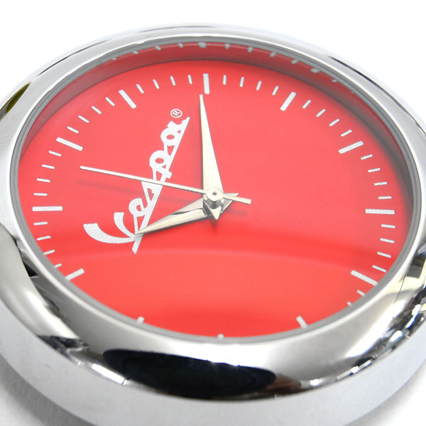 Vespa Official headlight Clock(Red)