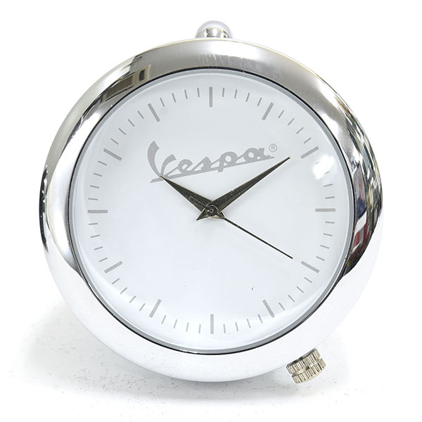 Vespa Official Headlight Clock(White)