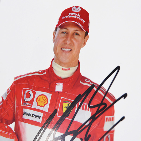 Scuderia Ferrari 2006 Press Card-M.Schumacher Signed- Type A