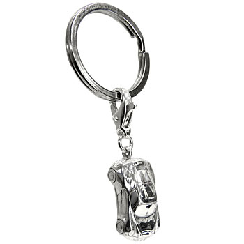 Alfa Romeo 4C Sterling Silver Keyring