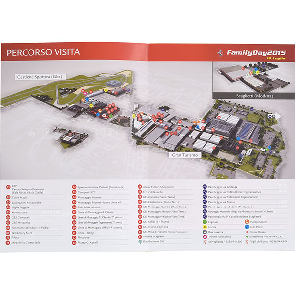 Ferrari Family Day 2015 Leaflet