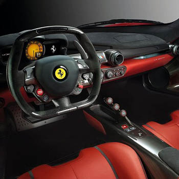 La Ferrari Genuine Steering Wheel (Mat Carbon)