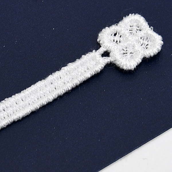 MASERATI TRIDENTE Lace Bracelet by Cruciani (White)