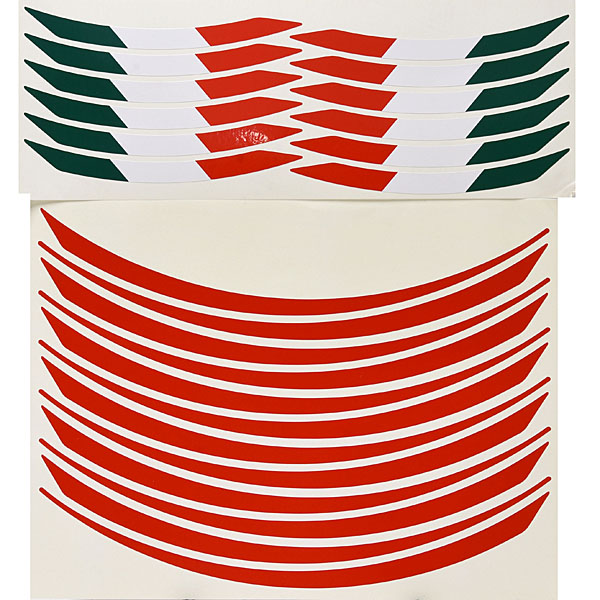 Wheel Rim Tricolor Stickers