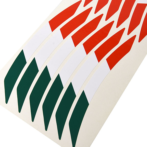 Wheel Rim Tricolor Stickers