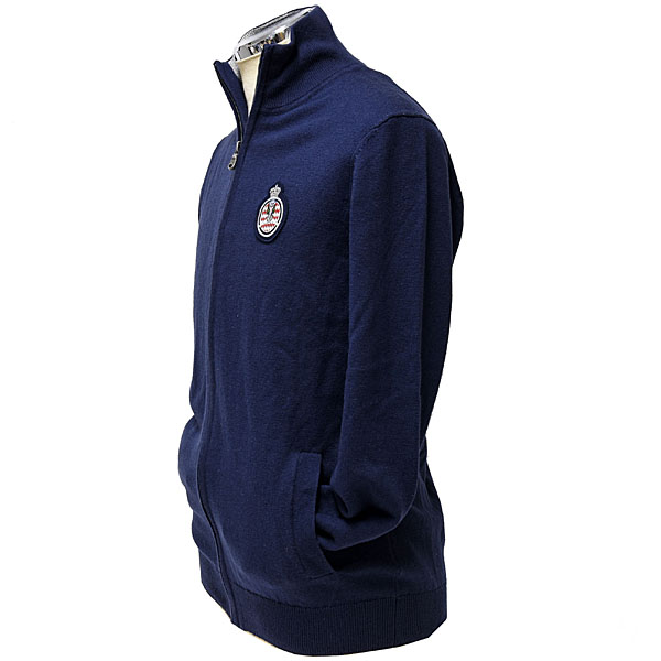 AUTOMOBILE CLUB DE MONACO Official Zip Up Knitted Felpa (Navy)