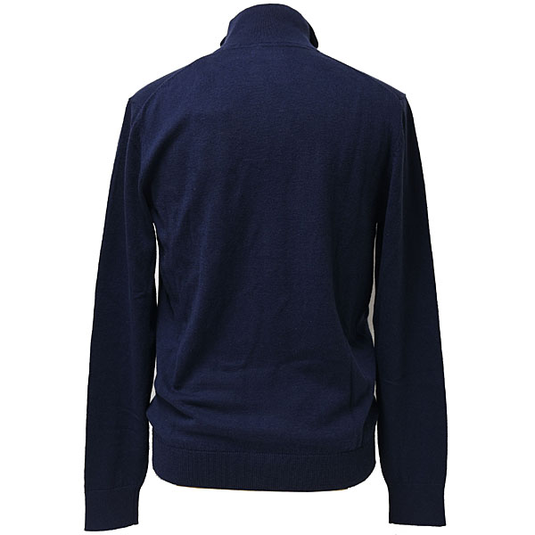 AUTOMOBILE CLUB DE MONACO Official Zip Up Knitted Felpa (Navy)