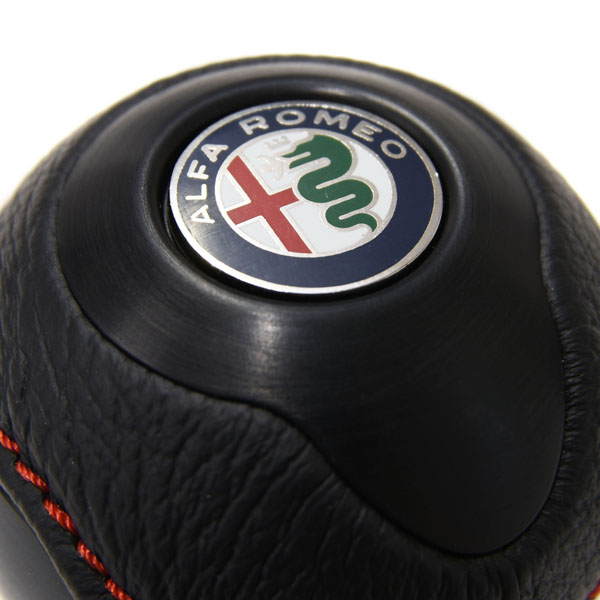 BLACK Gear Knob -TUNE IT BLACK- (Normal/Alfa Romeo New Emblem)