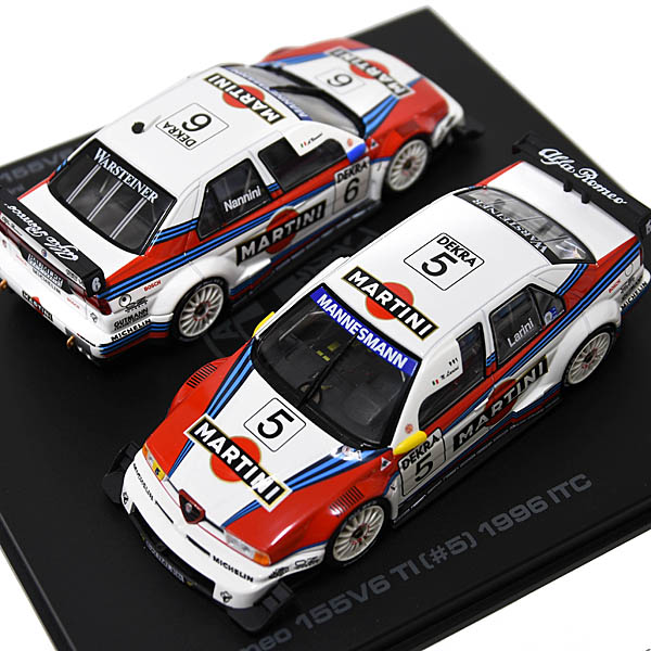 1/43 Alfa Romeo 155V6 TI 1996 ITC SUZUKA Miniature Model Set(Larini&Nannini)