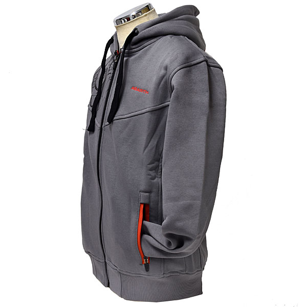 ABARTH Zip Up Hooded Felpa(Technical/Grey)