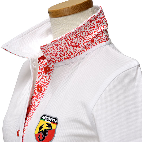 ABARTH Polo Shirts(Technical/White)for women