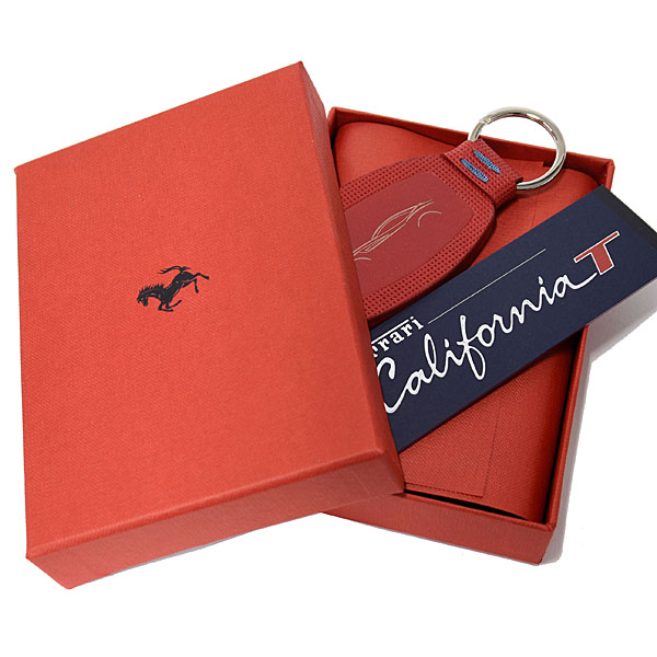 Ferrari California T Leather Keyring(Red)