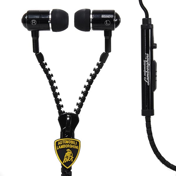 Lamborghini Earphone (Zipper type /Black)