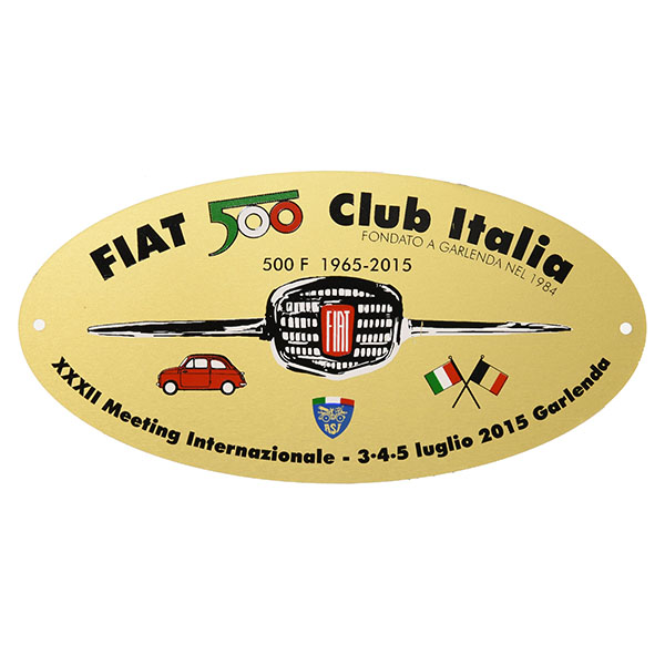 FIAT 500 CLUB ITALIA 2015 Meeting Memorial Badge