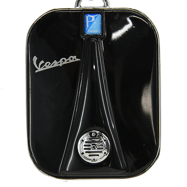 Vespa Official Front Cowl Shaped Keyring(Black) 