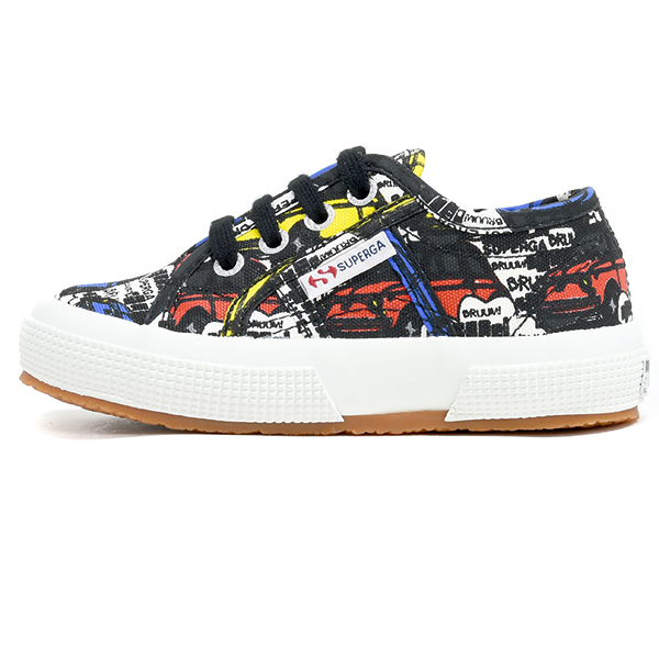 FIAT 500 Illustration Kids Shoes  by SUPERGA