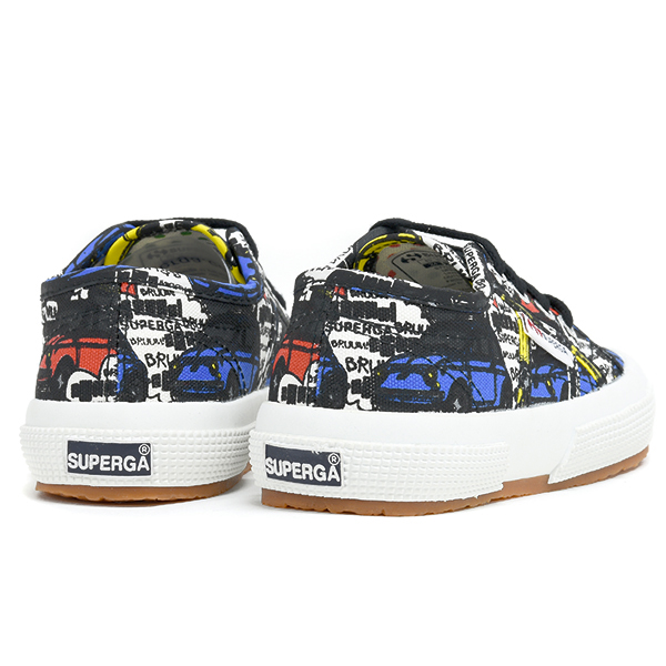 FIAT 500 Illustration Kids Shoes  by SUPERGA