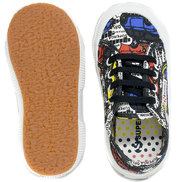 FIAT 500 Illustration Kids Shoes  by SUPERGA