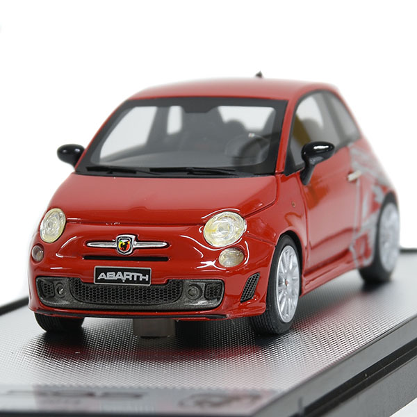 1/43 ABARTH 595ミニチュアモデル(ROSSO CORSA) by BBR : イタリア 