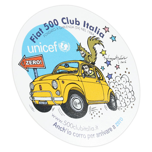 FIAT 500 CLUB ITALIA UNICEF ZEROƥå