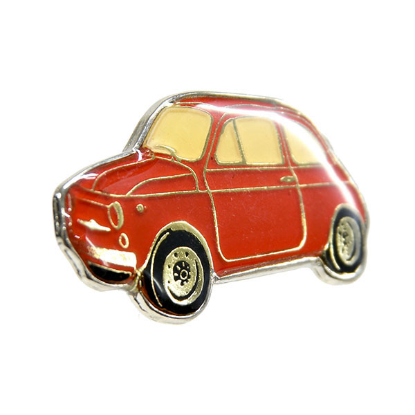 FIAT 500 CAR Shaped Pin Badge