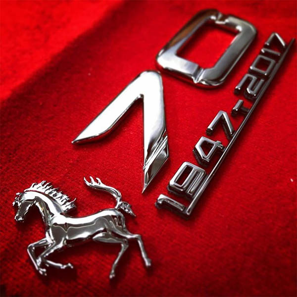 Ferrari Genuine 70anni Memorial Emblem