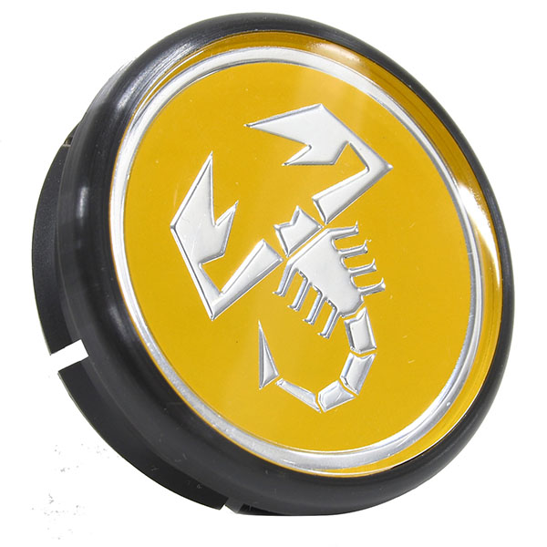 ABARTH Wheel Hub Cap (Yellow/diamm 48mm)