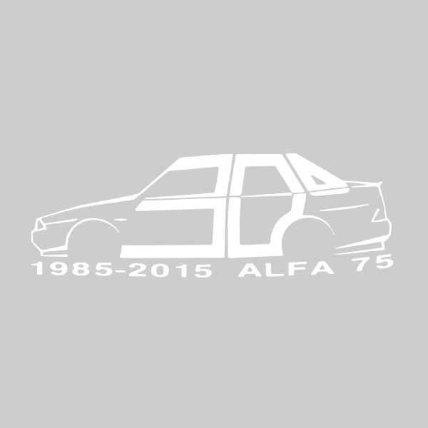 Alfa Romeo 75 30ǯǰƥå(ۥ磻) by RIA(Registro Italiano Alfa Romeo)