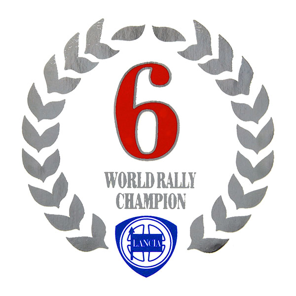 LANCIA DELTA WRC 6wins Memorial Sticker