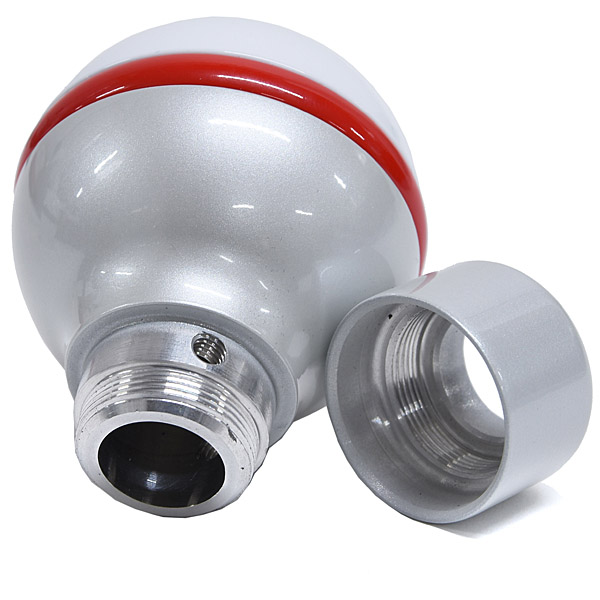 Alfa Romeo BISCIONE Gear Knob(White/Red Line)