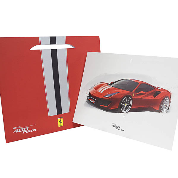 Ferrari 488 Pista Lithograph for VIP Guest