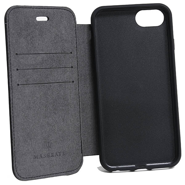 MASERATI iPhone 6/6s/7/8 Book Shaped Case-GRANLUSSO/Black-