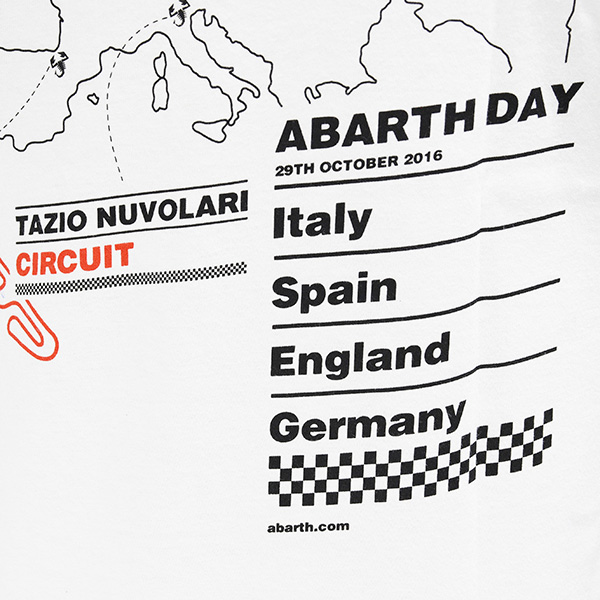 ABARTH DAY 2016 T-Shirts(White)