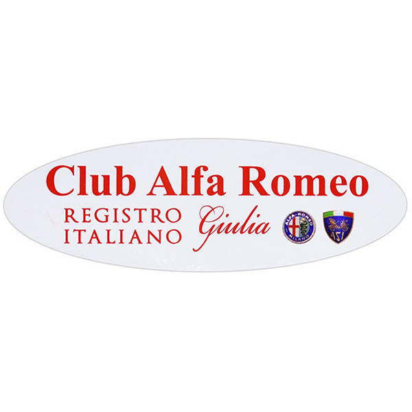 REGISTRO Italiano GIULIA Club Alfa Romeo Х륹ƥå(small)