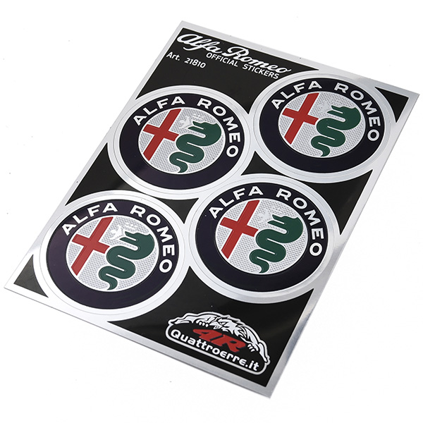 Alfa Romeo New Emblem Stickers(4pcs./Color/48mm)