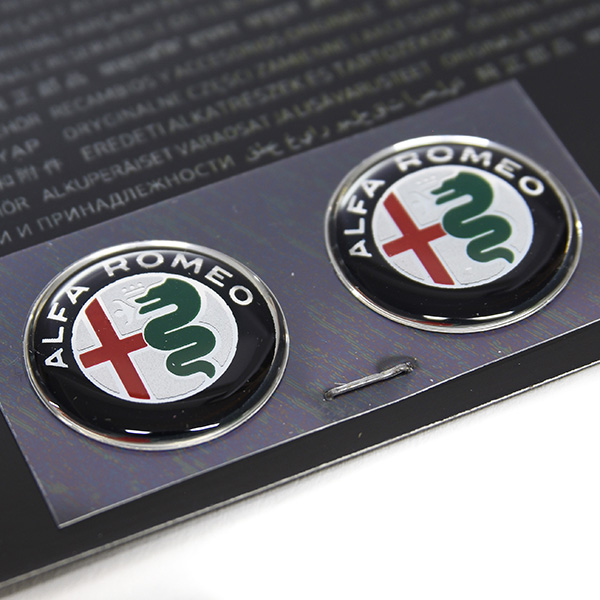 Alfa Romeo New Emblem 3D Sticker(21mm/Color/2pcs.)