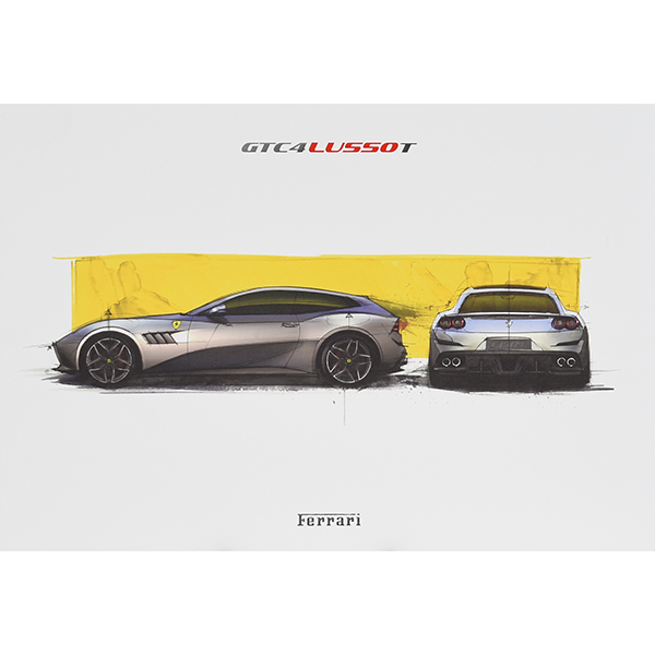 Ferrari GTC4 LUSSO T Lithograph for VIP Guest