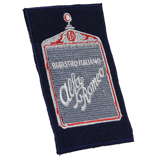 Registro Italiano Alfa Romeo Grill Shaped Patch