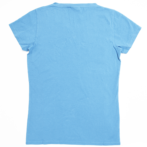 Vespa Official Logo T-Shirts for Kids(Light Blue)