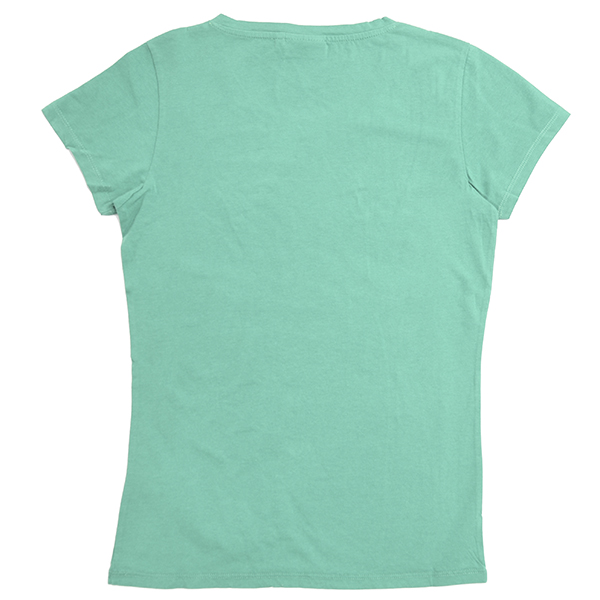 Vespa Official Logo T-Shirts for Women(Green)