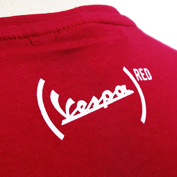 Vespa Official T-Shirts-946 RED-