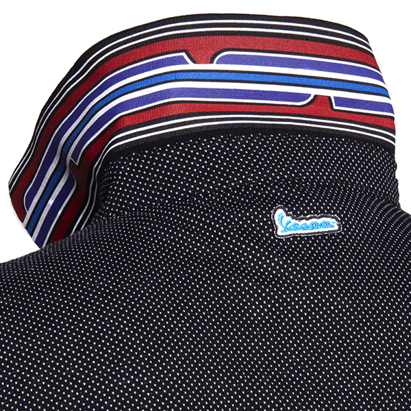 Vespa Official Polo Shirts-V STRIPES-