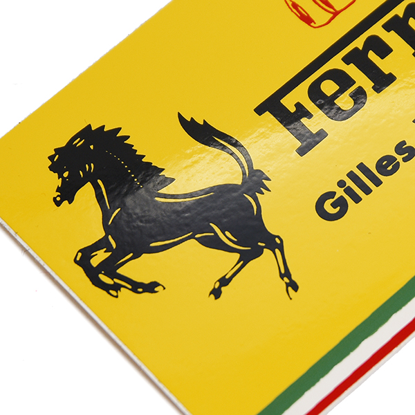 Ferrari Club Gilles Villeneuve Sticker