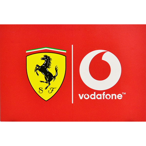 Scuderia Ferrari X vodafone Post Card