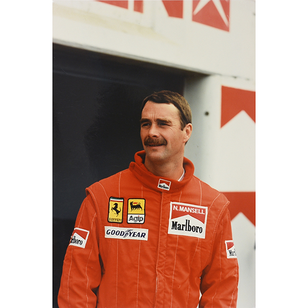 Scuderia Ferrari 1990 Official Press Photo(Mansell)